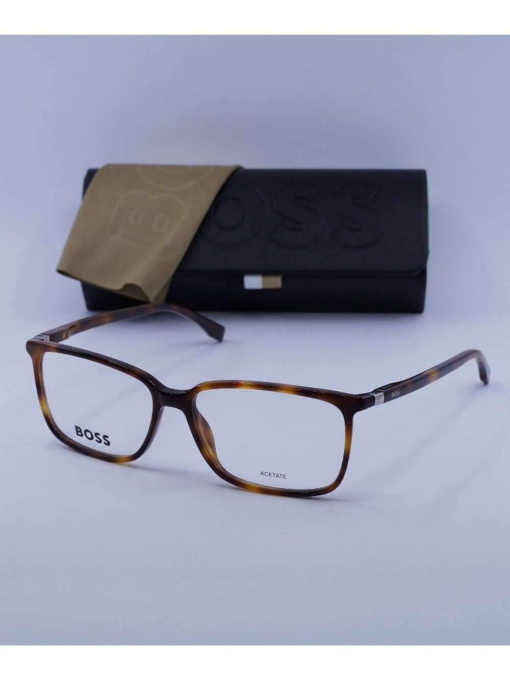 Hugo BOSS 0679/IT 0086 00 Rectangle Eyeglasses 56mm - Havana